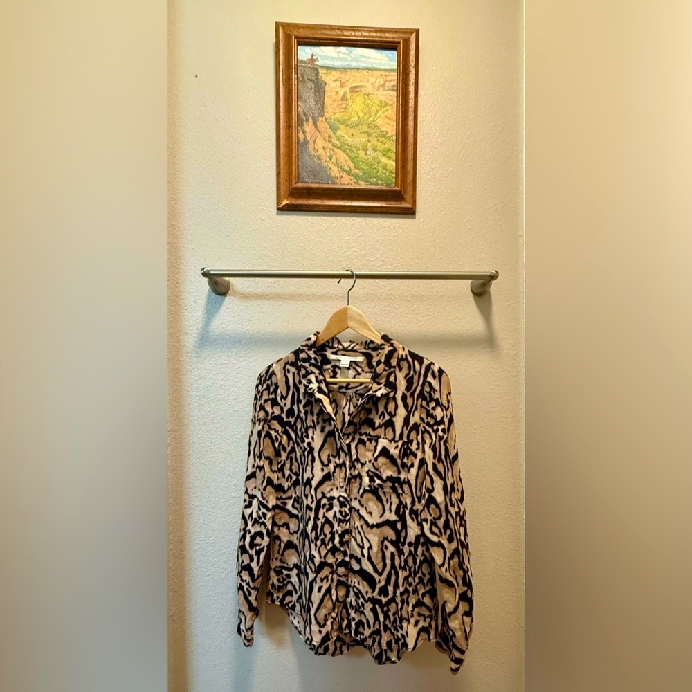 Leopard Print Blouse
